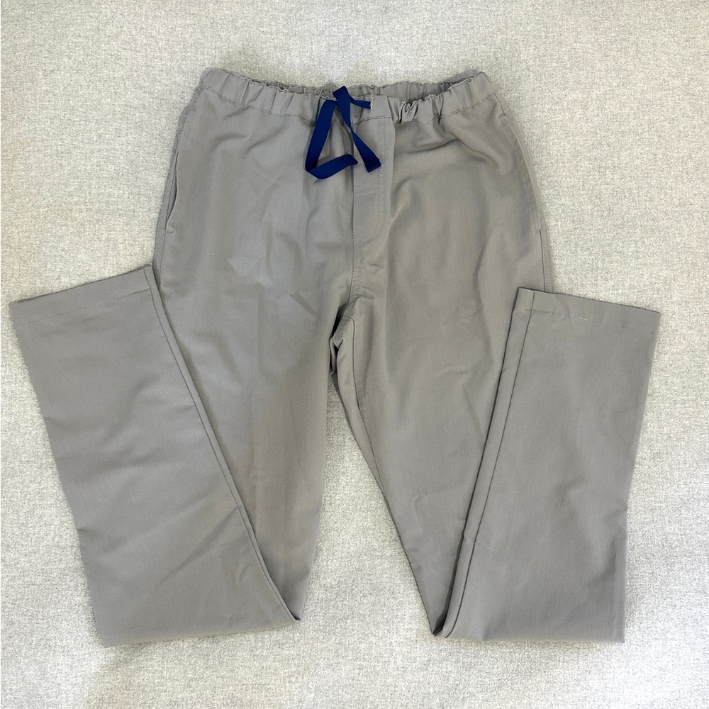 Men’s Silver Grey Scrub Bottoms in XS Tapered Leg Elastic Waist
